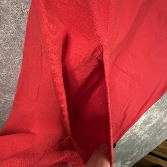 Champion Men's M Mid Weight T-Shirt Hoodie LS Red Cotton SEE DESCRIPTION - Picture 8 of 16